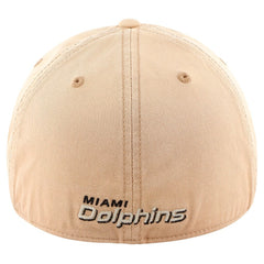 Miami Dolphins '47 Dusted Relaxed Franchise Fitted Hat Khaki | 47 brand