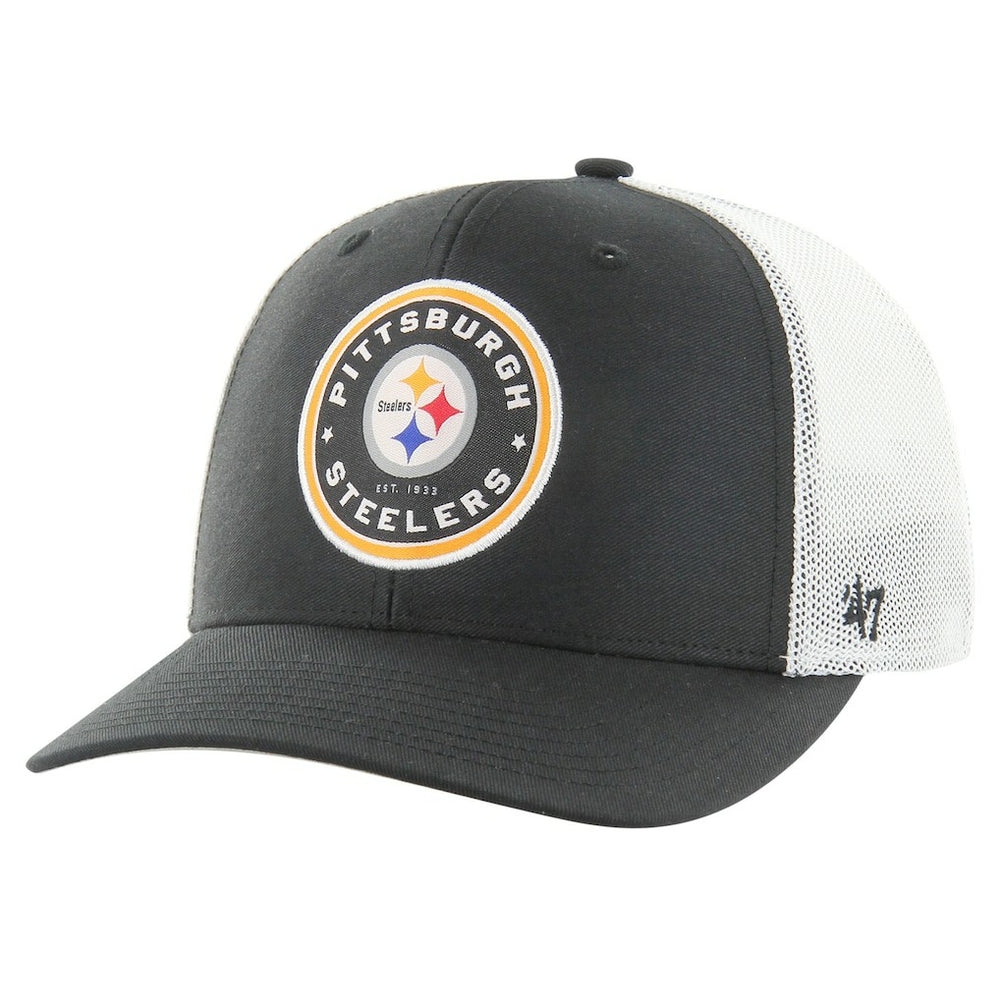 Pittsburgh Steelers '47 Disclose Trophy Stretch Fit Hat Black | 47 brand