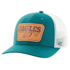 Philadelphia Eagles '47 Thrash Trophy Flex Hat Midnight Green/White | 47 brand