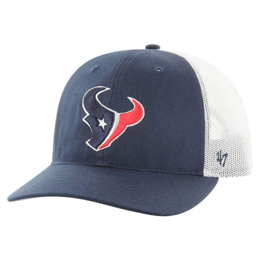 Houston Texans '47 Team Unstructured Trucker Adjustable Hat Navy/White | 47 brand