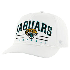 Jacksonville Jaguars '47 Roscoe Hitch Rope Adjustable Hat White | 47 brand