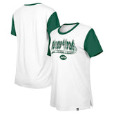 New York Jets New Era Women's 3rd Down T-Shirt White/Green | NFL