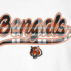 Cincinnati Bengals New Era Women's 3rd Down T-Shirt White/Orange | NFL