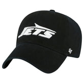 New York Jets '47 Clean Up Team Script Adjustable Hat Black | 47 brand