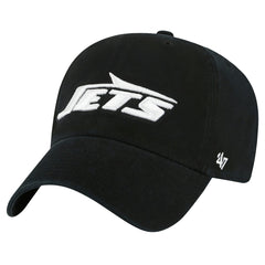 New York Jets '47 Clean Up Team Script Adjustable Hat Black | 47 brand
