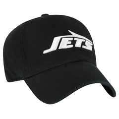 New York Jets '47 Clean Up Team Script Adjustable Hat Black | 47 brand