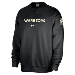 Golden State Warriors Courtside Standard Issue Performance Pullover Sweatshirt Black - NBA