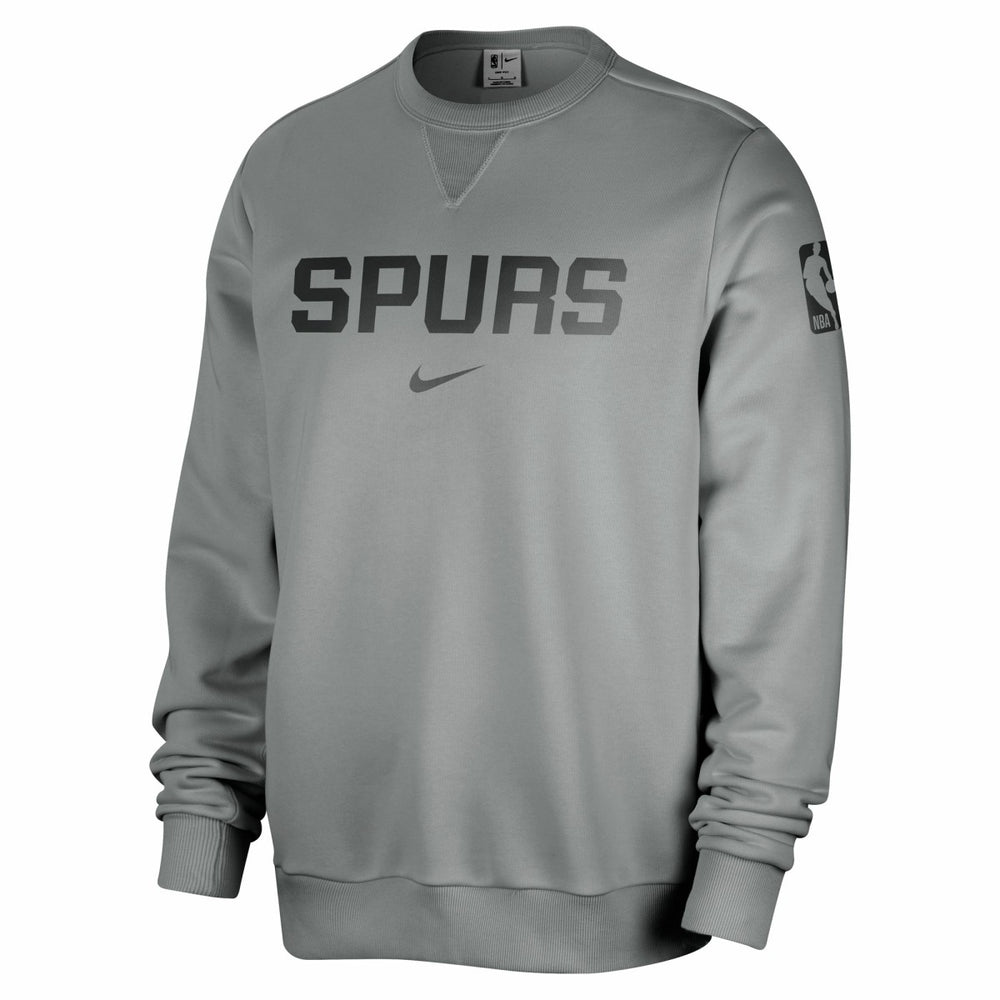 San Antonio Spurs Courtside Standard Issue Performance Pullover Sweatshirt Gray - NBA