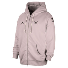 Charlotte Hornets Jordan Brand Authentic Standard Issue Full-Zip Hoodie Jacket Light Purple - NBA