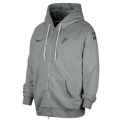 San Antonio Spurs Authentic Standard Issue Full-Zip Hoodie Jacket Gray - NBA
