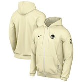 Golden State Warriors Authentic Standard Issue Full-Zip Hoodie Jacket Gray - NBA