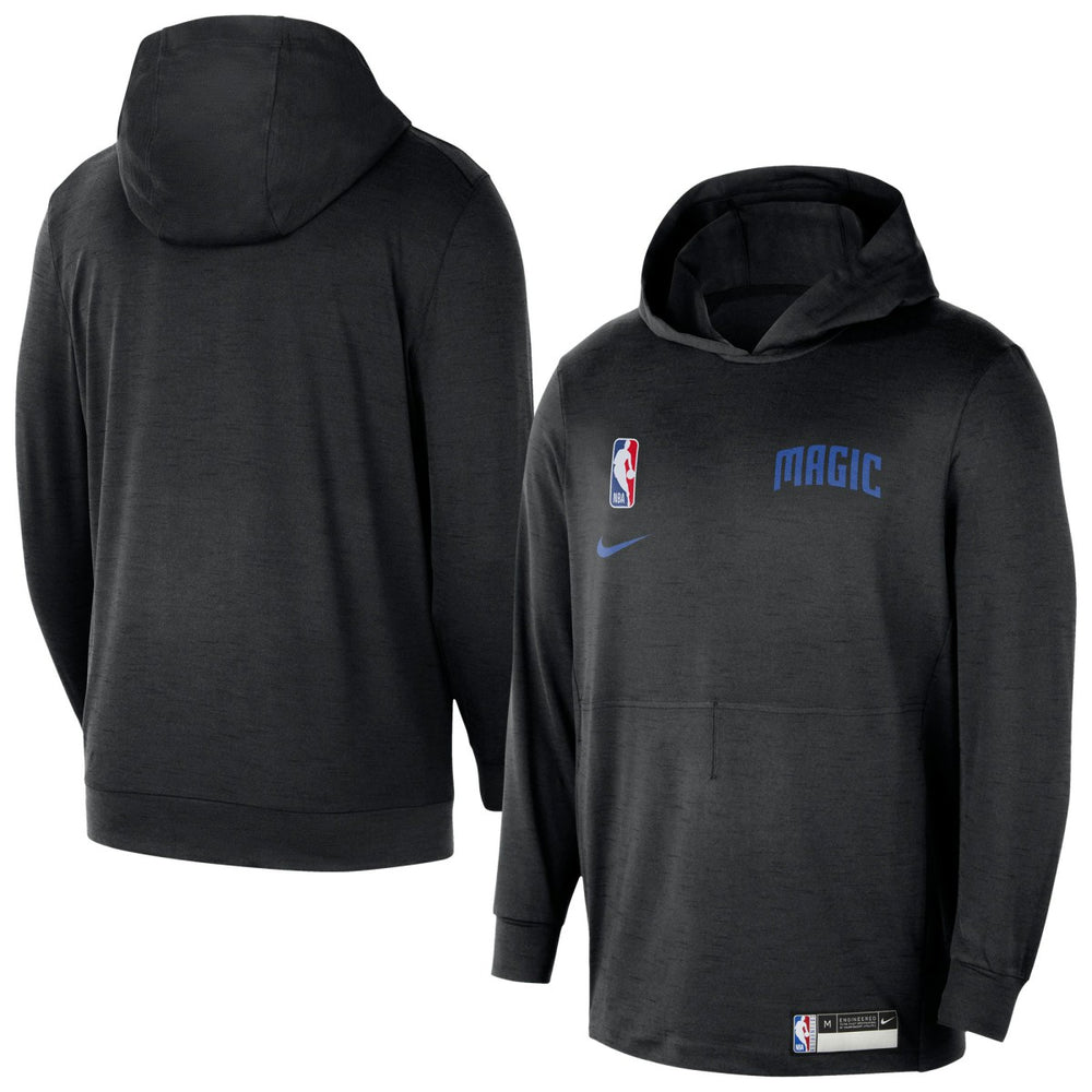 Orlando Magic 2024/25 On-Court Authentic Practice Yoga Restore Lightweight Pullover Hoodie Black - NBA