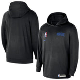 Orlando Magic 2024/25 On-Court Authentic Practice Yoga Restore Lightweight Pullover Hoodie Black - NBA