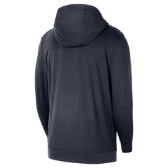 Golden State Warriors 2024/25 On-Court Authentic Practice Yoga Restore Lightweight Pullover Hoodie Navy - NBA