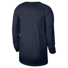 Washington Wizards 2024/25 Legend On-Court Practice Long Sleeve T-Shirt Navy - NBA