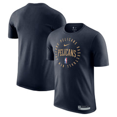 New Orleans Pelicans 2024/25 Legend On-Court Practice Performance T-Shirt Navy - NBA