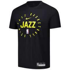 Utah Jazz 2024/25 Legend On-Court Practice Performance T-Shirt Black - NBA