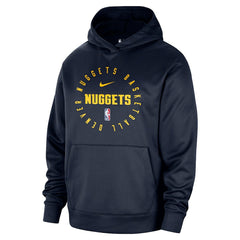 Denver Nuggets 2024/25 Spotlight On-Court Practice Performance Pullover Hoodie Navy - NBA