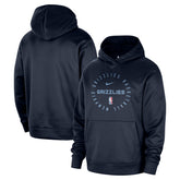 Memphis Grizzlies 2024/25 Spotlight On-Court Practice Performance Pullover Hoodie Navy - NBA