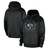 Brooklyn Nets 2024/25 Spotlight On-Court Practice Performance Pullover Hoodie Black - NBA