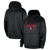 Portland Trail Blazers 2024/25 Spotlight On-Court Practice Performance Pullover Hoodie Black - NBA