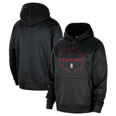 Toronto Raptors 2024/25 Spotlight On-Court Practice Performance Pullover Hoodie Black - NBA