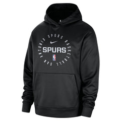 San Antonio Spurs 2024/25 Spotlight On-Court Practice Performance Pullover Hoodie Black - NBA