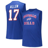Josh Allen Buffalo Bills Big & Tall Muscle Tank Top Royal | Fanatics