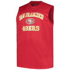 Christian McCaffrey San Francisco 49ers Big & Tall Muscle Tank Top Scarlet | Fanatics