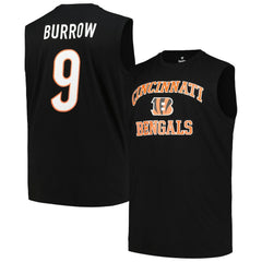Joe Burrow Cincinnati Bengals Big & Tall Muscle Tank Top Black | Fanatics