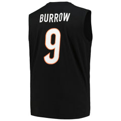 Joe Burrow Cincinnati Bengals Big & Tall Muscle Tank Top Black | Fanatics