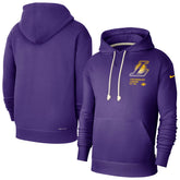 Los Angeles Lakers Courtside Standard Issue Premium Performance Pullover Hoodie Purple - NBA