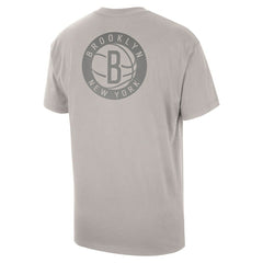 Brooklyn Nets Jordan Brand Statement Edition Jumpman Flight Heavyweight T-Shirt Stone - NBA