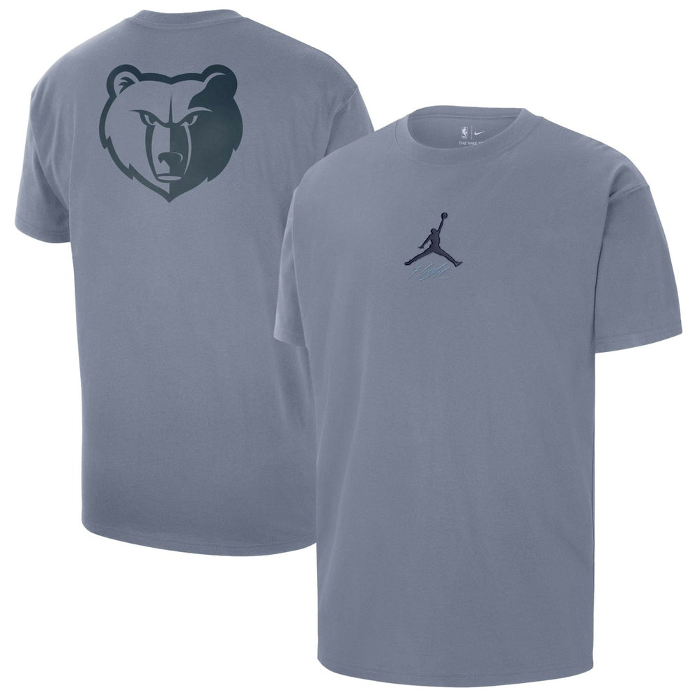 Memphis Grizzlies Jordan Brand Statement Edition Jumpman Flight Heavyweight T-Shirt Blue - NBA