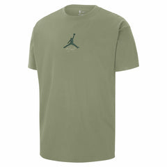Milwaukee Bucks Jordan Brand Statement Edition Jumpman Flight Heavyweight T-Shirt Green - NBA