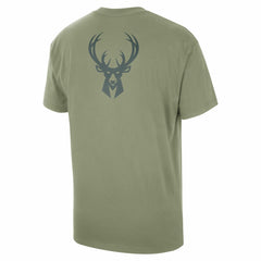 Milwaukee Bucks Jordan Brand Statement Edition Jumpman Flight Heavyweight T-Shirt Green - NBA
