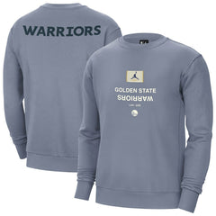 Golden State Warriors Jordan Brand Courtside Statement Edition Heavyweight Pullover Sweatshirt Blue - NBA