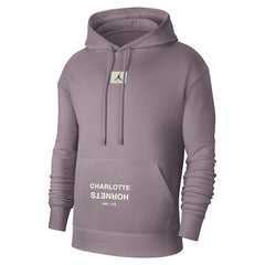 Charlotte Hornets Jordan Brand Courtside Statement Edition Pullover Hoodie Purple - NBA