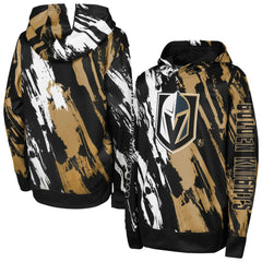 Vegas Golden Knights Preschool Master Snipe Pullover Hoodie - Black - NHL