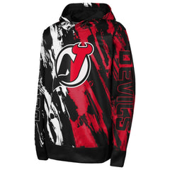 New Jersey Devils Preschool Master Snipe Pullover Hoodie - Red - NHL