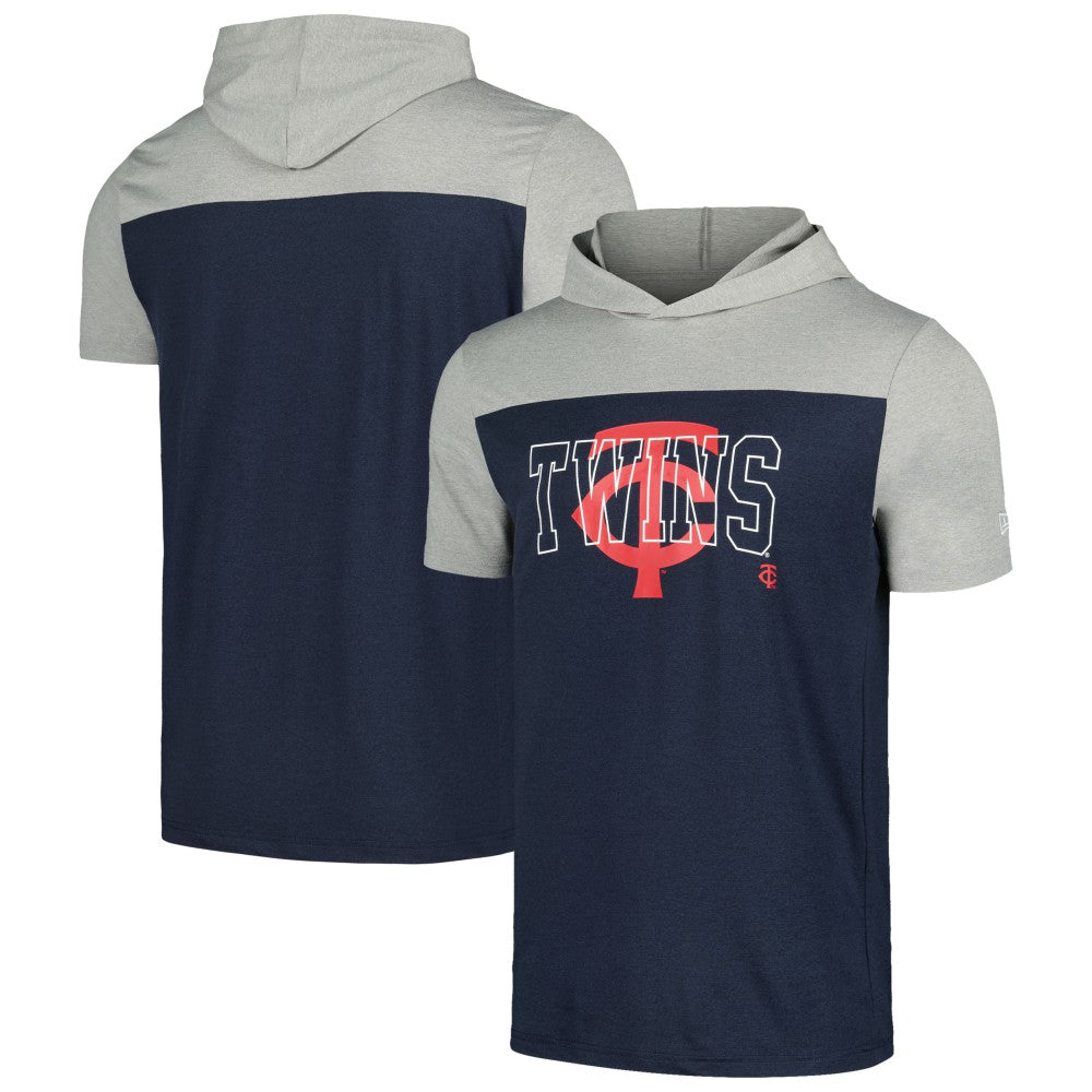 Minnesota Twins New Era Active Brushed Hoodie T-Shirt - MLB