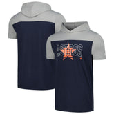 Houston Astros New Era Active Brushed Hoodie T-Shirt - MLB