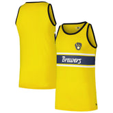 Milwaukee Brewers New Era Jersey Ringer Tank Top - MLB
