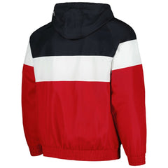 St. Louis Cardinals New Era Ripstop Raglan Quarter-Zip Hoodie Windbreaker Jacket - MLB