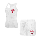 Chicago Bulls Concepts Sport Women's Quartz Tank Top & Shorts Set White - NBA