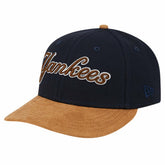 New York Yankees New Era Team Suede Visor Low Profile 59FIFTY Fitted Hat - MLB