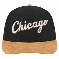 Chicago White Sox New Era Team Suede Visor Low Profile 59FIFTY Fitted Hat - MLB