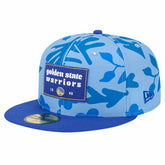 Golden State Warriors Palm Fronds 2-Tone 59FIFTY Fitted Hat Royal - NBA