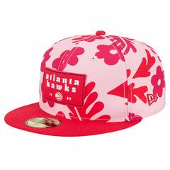 Atlanta Hawks Palm Fronds 2-Tone 59FIFTY Fitted Hat Red - NBA