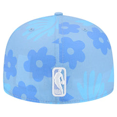 Memphis Grizzlies Palm Fronds 2-Tone 59FIFTY Fitted Hat Blue - NBA
